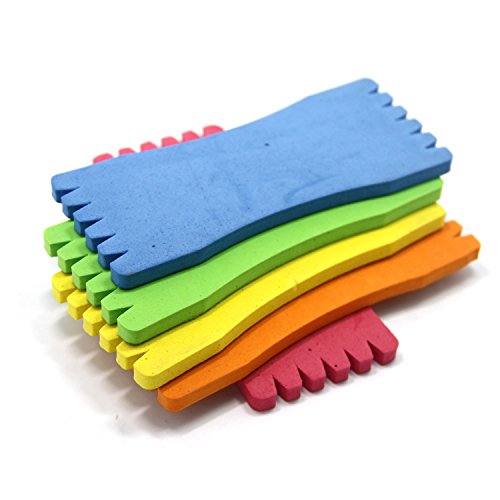 Samsfx Fishing Leader Line Holder Foam Board Snelled Hook Keeper With Retaining Pins Accessories Pack Of 10 (18 X 7Cm, Pins Included) #TOP5