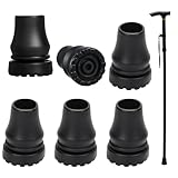 6 Stück Walking Stöcke Gummipuffer rutschfeste Nordic Walking Stöcke Gummipuffer Gummipuffer für Wanderstöcke für Krücken, Walking Stöcke, Trekkingstöcke