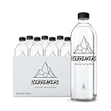 Icebreakers Premium Artesian Spring Water - Bottled Water Single Sourced from Sedona, Arizona - Naturally Infused with Electrolytes & Neutral pH for Optimal Hydration & Health (16.9 Fl. Oz (Pack of 24))