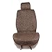 1 sztuka Mata poduszki samochodowej Can Myjka Sztuczna Pościel Single Auto Siedzenia Pasuje do większości samochodów ciężarowych SUV lub Van Pokrycie fotelików samochodowych (Color Name : Bruin)