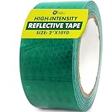 High Intensity Retro Reflective Tape (HXREF) [1 Roll] 2' (50mm) x 10 yds Green