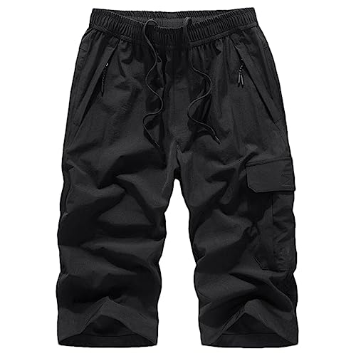 Short cargo 3/4 homme séchage rapide pour rando et voyage