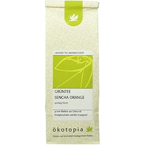 Ökotopia Grüner Tee aromatisiert Grüntee Sencha Orange Cover