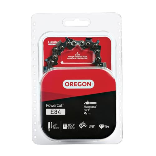 Oregon E84 Full Chisel Professional Chainsaw Chain for 24 Bar 84 Drive Links .050 Gauge 3/8 Pitch 72EXL Fits Husqvarna Stihl
