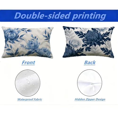 Housse de Coussin Extérieur Imperméable contre l'Humidité du Jardin