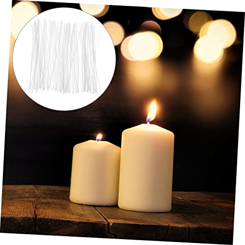 Pabilos para velas 100 unidades de algodón para hacer velas miniatura 7