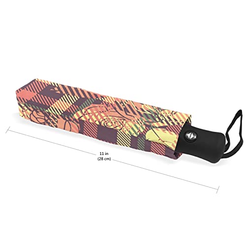 Parapluie automatique抗风防雨 protection UV fleur d'art - 5