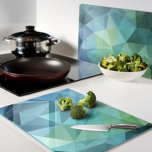 Planche à découper en verre pour protéger votre plan de travail de cuisine - 4