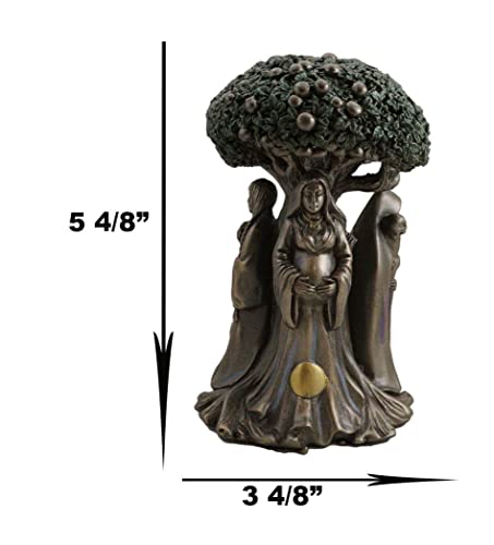 Estatua Decorativa Triple Diosa 5.5 pulgadas miniatura 2
