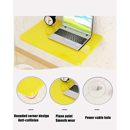 Table murale pliable peu encombrante bureau suspendu design compact - 4