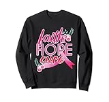 cute faith hope cure breast cancer awareness felpa