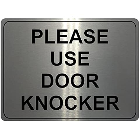1155 Please Use Door Knocker Sign Cover