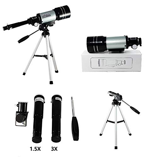 Telescopio astronómico refractor 70mm para principiantes miniatura 7