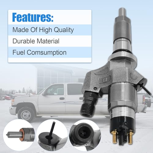 VANPERT 0445120008 0986435502 Fuel Injector for Duramax 6.6L LB7 Compatible with Chevy Silverado for GMC Sierra 2500 2500HD 3500 3500HD 2001-2004 Replace 97720661 97729095 by VANPERT - Image 4