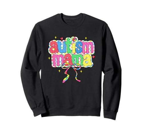 Autismo Mama Puzzle Heart Support Awareness Sudadera