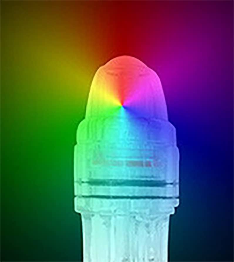 Miniatura 7 de Luz de señuelo de pesca, luz de caída profunda de 4.3 pulgadas, luz LED de pesca subacuática, lámpara estroboscópica intermitente de 2,100 pies,