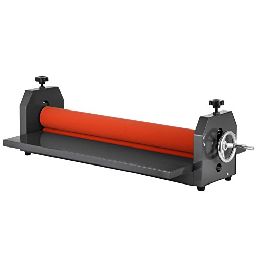 OrangeA Cold Laminator Roll Laminator Cold Laminating Machine 25.5 Inch 4 Roller System Manual Vinyl Photo Film(25.5 Inch)