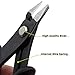 trueCABLE Precision Sharp Flush Cutter, 1 Pack, Wire Cutting Pliers for Ethernet Cable Preparation, Electronics, Jewelry & Crafts, Hardened Carbon Steel with Non-Slip Handle, Cut Wire Up To 16 AWG