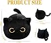 CHNBF 3D Black Cat Plush Toy, 17.7