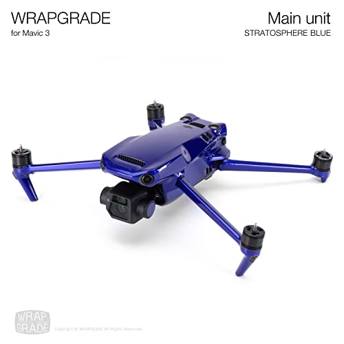 Image of WRAPGRADE Skin Compatible with DJI Mavic 3 Pro (Stratosphere Blue)
