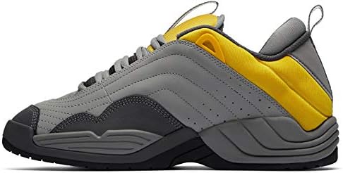 DC Williams OG Mens Skate Shoe - Grey/Yellow - Size 10.5 M