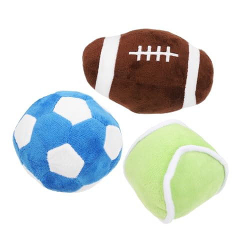 COSMEVIVI 1 セット ペットのおもちゃ 犬のおもちゃのサッカー スポーツ用クッション サッカーチェア サッカー投げ機 反論ボール ボールテニス サッカーソファ フットブ ショートぬいぐるみ