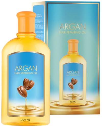 Image of Argan Oil, Deeply Moisturizing For Beautiful, Silky, Nutrient Rich Hair. Rebuild & Repair Dry, Dull & Damaged Hair. Fast Absorbing & Longer Lasting With This Large 325ml Bottle