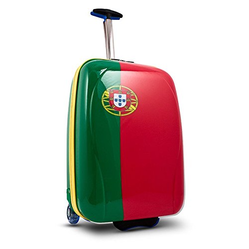 xcase Nations by Heys Hard Side Lightweight Carry On Luggage 20 Inch (Portugal)