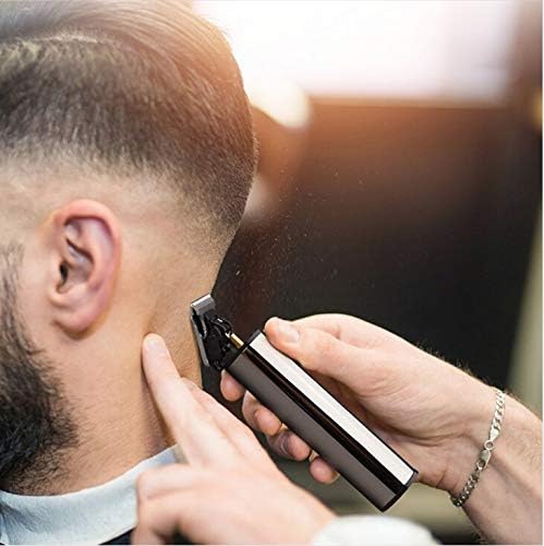 Cordless Portable Hair Trimmer/Clipper for Men, Electric Rechargeable Zero-Gapped T-Outliner Beard and Hair Trimmer with LED Display