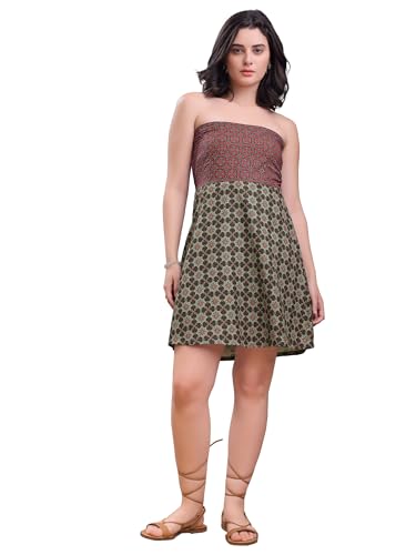 Image of PURVAJA Women's Off Shoulder Cotton Blend Dress