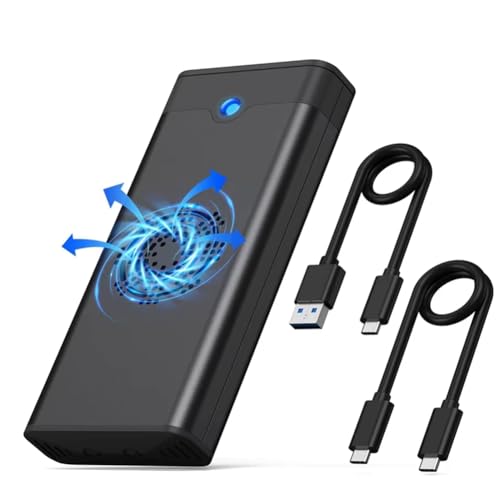 Sxmrmnx M2 SSD Case M.2 NVMe SATA SSD Adaptador de recinto 10Gbps USB 3.2 Gen2 USB C Carcasa externa compatible con teclas M y B M