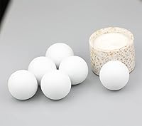 Vista 7 de Bolas de espuma EVA para niños graffiti, bloques de construcción, pintura creativa, 6 unidades, color blanco