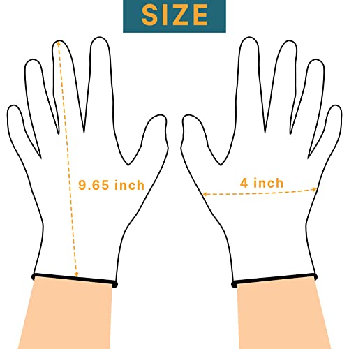 DOFOWORK Gardening Gloves - 6 Pair Gardening Gloves for Women/Men, Breathable Natural Latex Garden Gloves with Grip