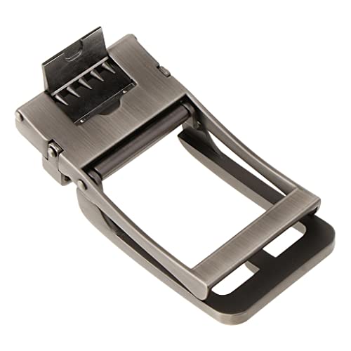 Mens Business Automatic Ratchet, Light gray black, as described3