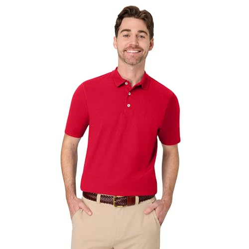 Hanes Men's Short Sleeve X-Temp Performance Polo2