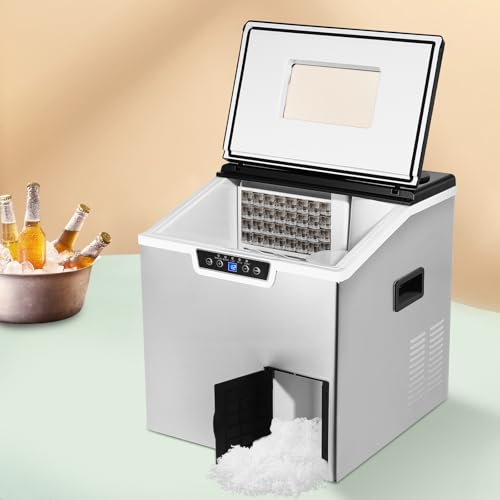 Máquina de Hielo Countertop con Cubos y Hielo Triturado miniatura 3
