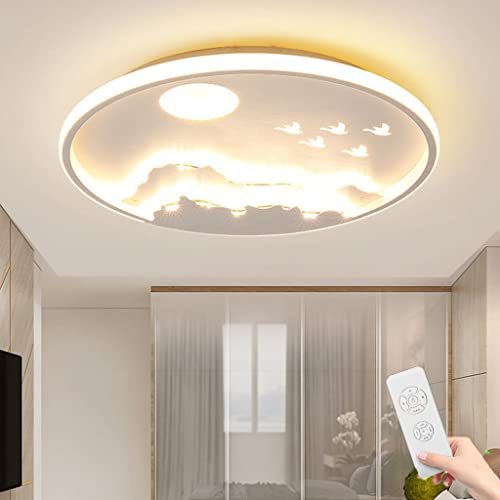 Einfache Wohnzimmer Deckenleuchte, im chinesischen Stil Schlafzimmerleuchte neue LED-Leuchte Kinderzimmer Deckenleuchte Arbeitsleuchte kreativ Cover