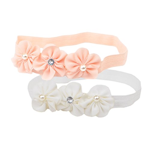COUXILY Baby's Gold Lace Headband with Elastic band for Party Photograph (2,CH02-M)