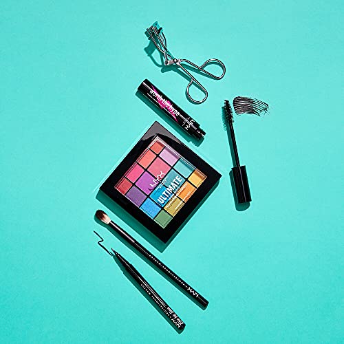 NYX Professional Makeup Set de Maquillaje para Ojos, Paleta de Sombras Ultimate Shadow Brights, Blending Brush, Eyeliner… - Imagen 3