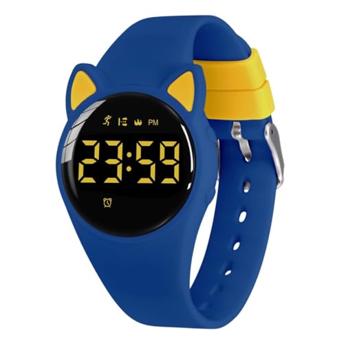 Orologio Digitale con Contapassi Calorie e Distanza senza App Sveglia Cronometro Data Luce-Orologio da polso Ragazza Ragazzo con Cinturino bambino bambina silicone