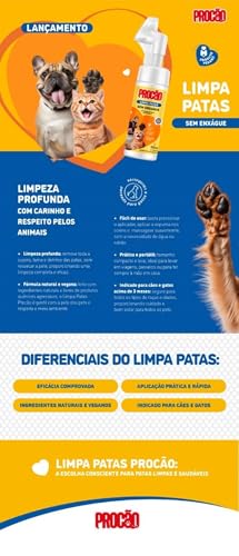 PROCÃO Limpa Patas 150 ml