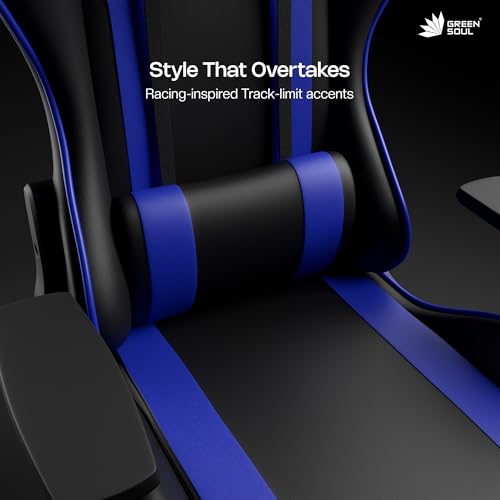 Green Soul Raptor Pro Racing Edition Gaming Chair Black Blue - Image 8