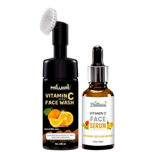 Image of Vitamin C Foaming Facewash & Vitamin C Serum Combo Kit | Vitamin C Face Wash | Vitamin c Face Serum | Vitamin C Combo