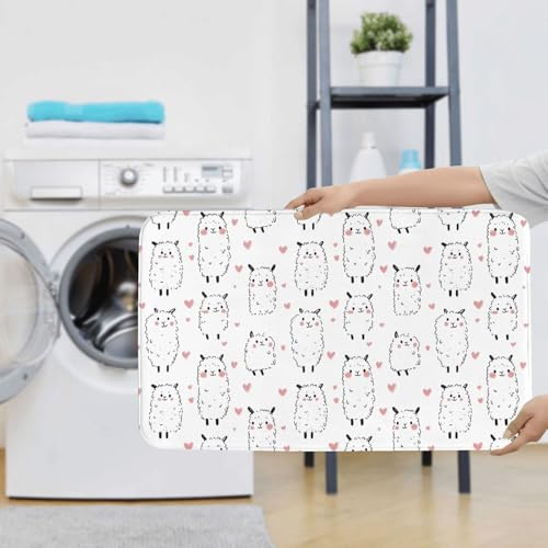 Tapis de bain doux absorbant antidérapant lavable lot de 3