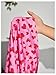 MakeMeChic Women's Heart Print Bodycon Mini Dress Halter Tie Back Summer Short Dresses Pink X-Small