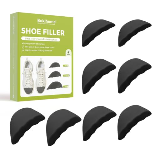 Image of Shoe Filler for Too Big Shoes - 4 Pairs Shoe Cushion Inserts for Flats