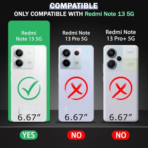 Image of TheGiftKart Crystal Clear Back Cover Case for Mi Redmi Note 13 5G | Shockproof Soft TPU Case | Cushioned Edges for Ultimate Protection Back Cover Case (TPU, Transparent)