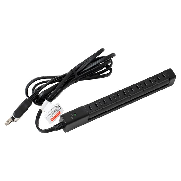 Amazon | コーナン オリジナル スマート回転タップAC6口 黒 KEP