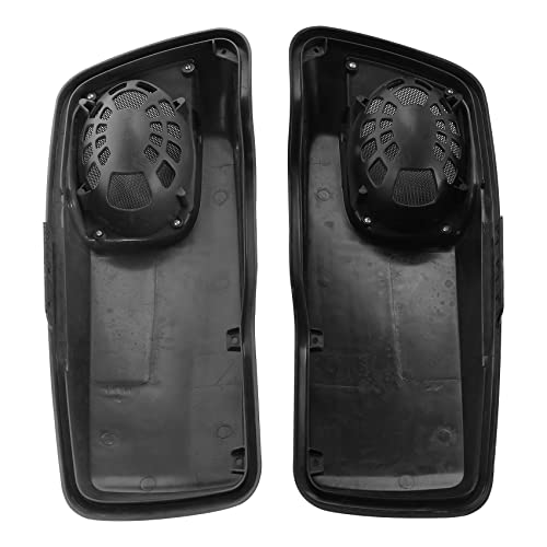 HR3 Gunship Gray Saddlebag Lids con rejillas para altavoces 5"x7" compatibles con 2022 Road Glide Street Glide Ultra Limited (Reemplazo OEM) miniatura 3