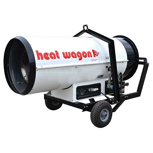 Ductable Dual Fuel Heater by Heat Wagon – 74"L x 34"W x 39"H, Alloy Steel, White, Model DG400